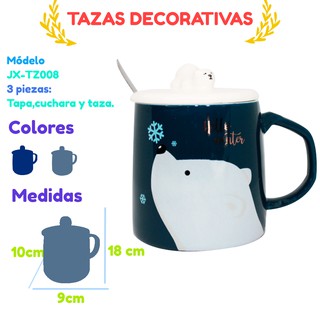 Taza Cup Té Café Cerámica Lindo Caliente Descanso Osito