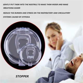 dejar de ronquidos anti ronquidos nariz clip apnea guardia cuidado bandeja ayuda para dormir