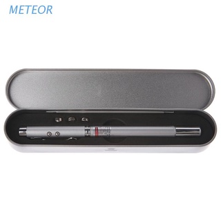 METE Laser Pointer Torch Ballpoint Pen & Telescopic 4 in 1 Pointer for Presentations