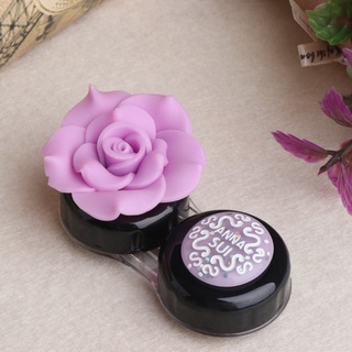 bonjo New Travel Portable Cute Lovely Flower Contact Lens Container Case Holder Box (5)