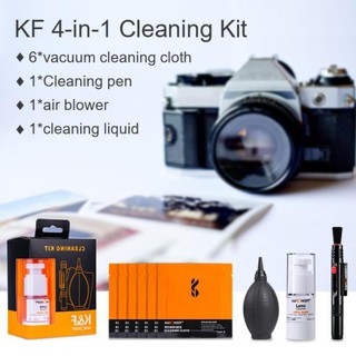 Knf CONCEPT - Kit de limpieza 4 en 1 con lápiz de limpieza de lente de cámara