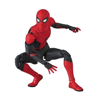 Marvel Vengadores Héroe Spiderman Mafex No . 113 Spider Man Cómic Ver Articulaciones Figura Móvil Modelo Juguetes 15cm (6)