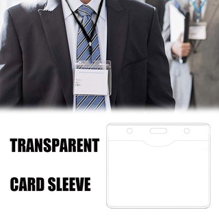 3pcs transparente titular de la tarjeta de identificación ic titular de la tarjeta de autobús cubierta de la tarjeta titular de la tarjeta de identificación estudiante i4a2 (4)