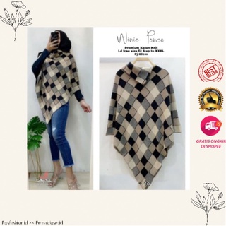 Winie Poncho by Selkey; Real Pict punto liso (1)