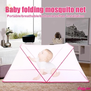 Mosquitera para cama portátil plegable para recién nacidos/tienda de viaje para niños/instalación gratuita