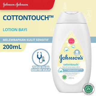 Johnsons Baby Cotton Touch loción facial y corporal 200 ml