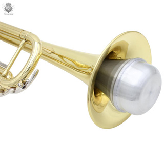 [denik] trompeta recta de alta calidad mute sourdine aleación de aluminio color plata