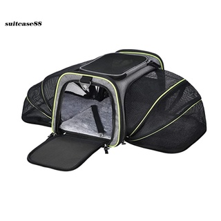 [SC] Portable Dog Carrier Puppy Carrier with Detachable Strap Waterproof for Travel (1)