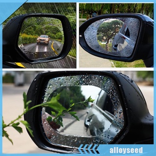 (aleación) 4 piezas 95x135 mm espejo retrovisor lateral del coche a prueba de lluvia películas protectoras antiniebla