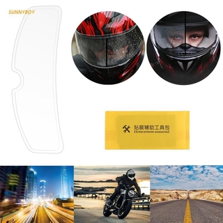 SUNNYBOY Universal impermeable casco de motocicleta lente película antiniebla protectora transparente escudo pegatina para K3 K4 AX8 LS2 HJC MT casco