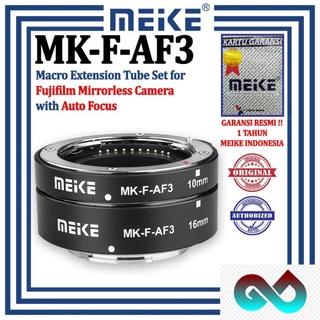 Meike MK-F-AF3 Macro AF tubo de extensión para cámara Fujifilm sin espejo