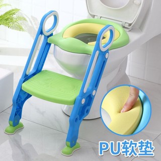 Los niños de inodoro escalera de inodoro silla se puede plegar para hombres y mujeres tipo de escalera bebé inodoro asiento de inodoro cubierta de asiento de bebé junta de inodoro entrenamiento (1)