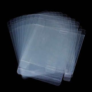 [kaqimeiqi] 10pcs para gb gba gbc box transparente caja de plástico protectores manga videojuego caja sdgn