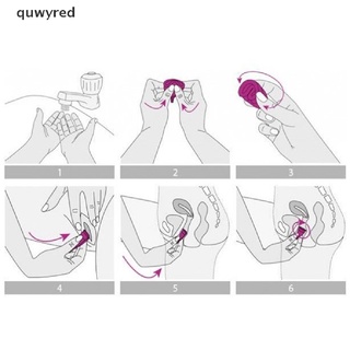 quwyred - taza de silicona reutilizable para mujer, higiene femenina, higiene menstrual
