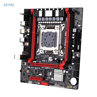 KEYIM X79M-S3.0 Motherboard LGA 2011 USB 3.0 Slots PCI-E 16X DDR3 x 4 Memory Slot NVME M.2 Interface Support LGA 2011 Xeon E5