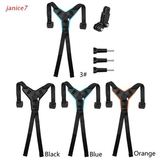 janice7 soporte de vendaje de ciclismo para cámara deportiva, casco de motocicleta, soporte de barbilla