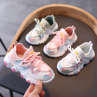 Toddler Infant Kids Baby Girls Winter Warm Leather Lace Up Soft Shoes Sneakers