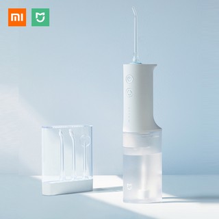 Xiaomi Mijia MEO701 portátil eléctrico irrigador Oral Dental irrigador Dental dientes Flosser IPX7 impermeable Bucal limpiador de dientes palillo Dental cuidado Waterpulse 200ML 1400/min