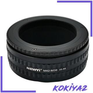 [KOKIYA2] M42-m39 25-55 mm Metal Macro enfoque lente adaptador de montaje profesional para cámara