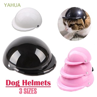 yahua fashion cascos de perro motocicletas sombrero gato deshacerse gorra al aire libre elegante protección de seguridad fresco suministros para mascotas