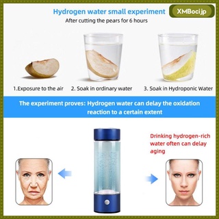 [cijp] botella de agua de hidrógeno de alta calidad portátil recargable generador de agua de hidrógeno generador de agua taza de vidrio para el hogar