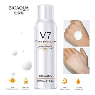 AGOTADO Bioaqua Spray Aclarante Hidratación Profunda Loción V7 Deep Hydration, Brillo en la piel