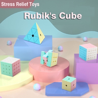 cubo de rubik alivio del estrés juguetes mágico macarone 2/3/4/5 orden pirámide rompecabezas juguetes de niños cubo de rubik (1)