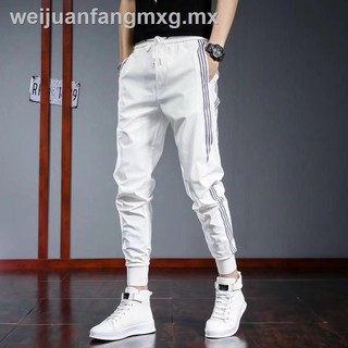 Pantalones de los hombres s pantalones deportivos casual pantalones nuevos verano suelto estilo delgado europeo y americano estilo coreano pantalones de moda