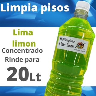 Limpia pisos liquido multiusos Concentrado para 20 litros Lima limon Plim06