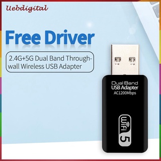Ud.wd-4601ac 1200Mbps USB Wifi tarjeta de red G/5G adaptador inalámbrico de doble banda