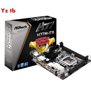 ASRock H77M-ITX placa base 1155-pin mini soportes i321203220yo534703570kcpu procesador boutique de segunda mano