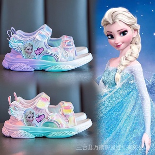 Zapatos De Las Niñas 2022 Niños De La Moda Todo-Partido Princesa Pequeñas Elsa Frozen Sandalias De cxbstxwkf.my4.23 (1)