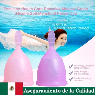 ［Entrega Rápida］ Feminine Health Care Reusable Medical Grade Silicone Soft Menstrual Period Cup Versión Mundial