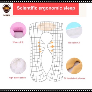 funda de almohada multifuncional en forma de u adecuada para mujeres embarazadas (4)