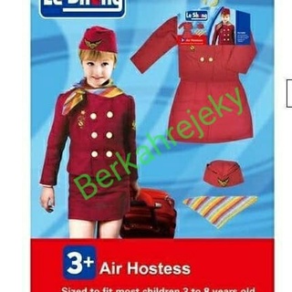 Hostess Air traje profesional de niños azafata traje (3)