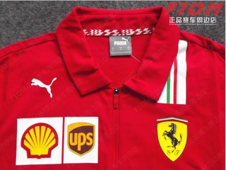 2021 nuevo F1 Ferrari camisa hombre Racing secado rápido manga corta POLO (7)