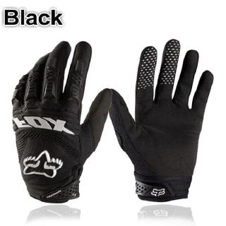 guantes de motocicleta de dedo completo de cuero resistente al desgaste guantes de moto (4)