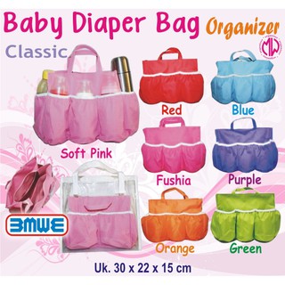 Organizador de bolsa de pañales (bolsa de biberón de leche para bebé) bolsa de bebé