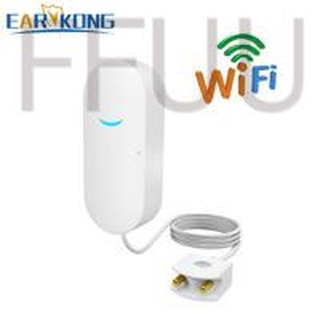 [Ffuu] alarma de fuga de agua WiFi Smart Sensor de desbordamiento de agua de la cocina del hogar Detector de fugas de baño suministros de seguridad (3)