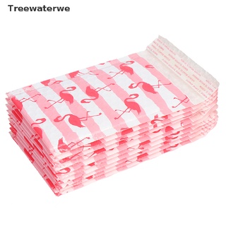 [treewaterwe] 10 unids/125*180mm/5x6in flamingo bubble mailer sobres bolsa de correo auto sellado mx