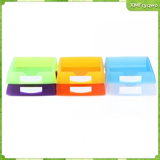 [xmfryqwo] - cubos de almacenamiento de plástico apilable, bandejas de almacenamiento de plástico, 27 x 19 x 5 cm (10,5 x 19 x 5 cm)
