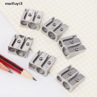 [meifuyi3] nuevo sacapuntas de metal confiable de doble agujero de dibujo sacapuntas mx567 (7)