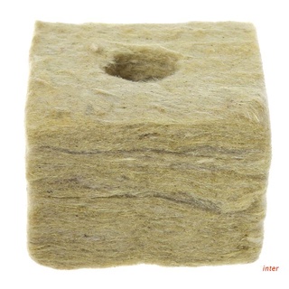 cubos de lana de roca inter hidropónico cultivo sin tierra compresión base