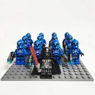 Ahsoka Mandalorian Yoda Legion Star Wars Compatible con Legoing Minifigures bloques de construcción juguetes para niños (9)