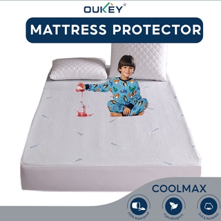 [Liquidación] funda de colchón impermeable Jacquard suave Protector de cama a prueba de chinches Protector de sábana