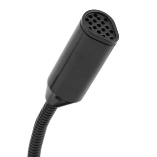 [gancao] mini micrófono con soporte usb negro para pc de escritorio/laptop/notebook