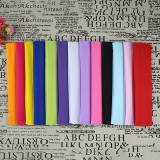 Diadema de Color sólido para hombres y mujeres/banda elástica ancha para el cabello/accesorios para el cabello