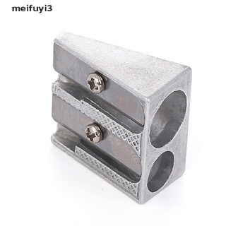 [meifuyi3] nuevo sacapuntas de metal confiable de doble agujero de dibujo sacapuntas mx567 (1)