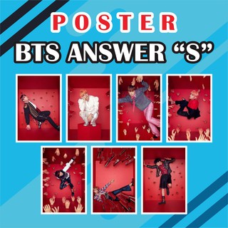 Bts Poster ANSWER S - Jhope Jimin Jin Jungkook Rapmon Suga Taehyung (talla A3+)