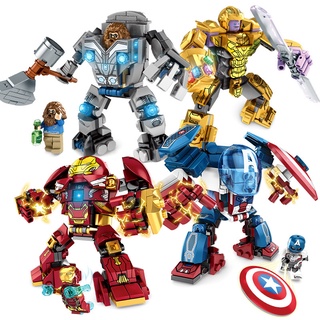 Marvel Superhero Iron Man Mech compatible Con Bloques De Construcción Lego